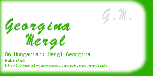 georgina mergl business card